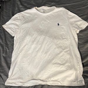White, Polo by Ralph Lauren, size large